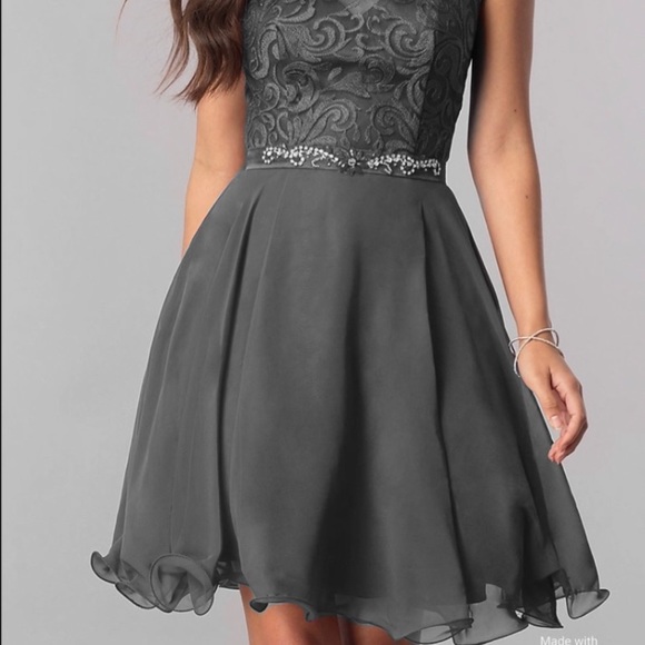 Short grey/silver dress - Picture 3 of 6